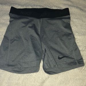gray nike pros